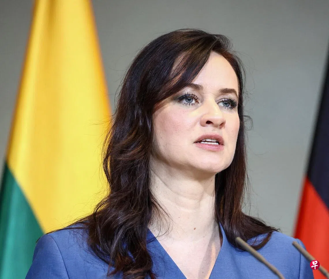 立陶宛总理鲁吉尼埃内星期二（2月3日）接受媒体访问时说，允许台湾在首都维尔纽斯开设以“台湾”为名的代表处是战略性错误。 （路透社）