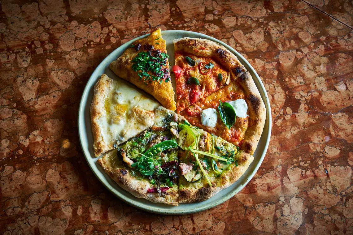 日本东京得奖比萨名店The Pizza Bar on 38th将于新加坡文华东方酒店举办限时美食活动。                            （餐馆提供）