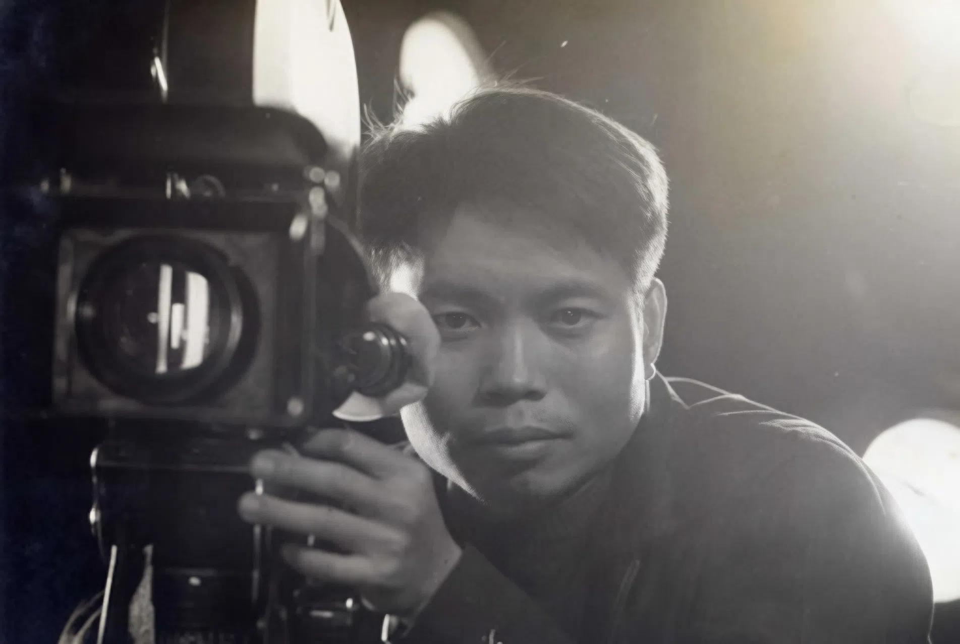 林文锦是中影公司前身农教电影公司培养的台湾第一代电影技术人才。（金马执委会提供）