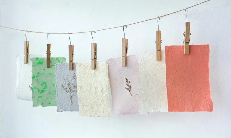 Print N Matters的手工再生纸以切余纸制成。（Print N Matters提供）