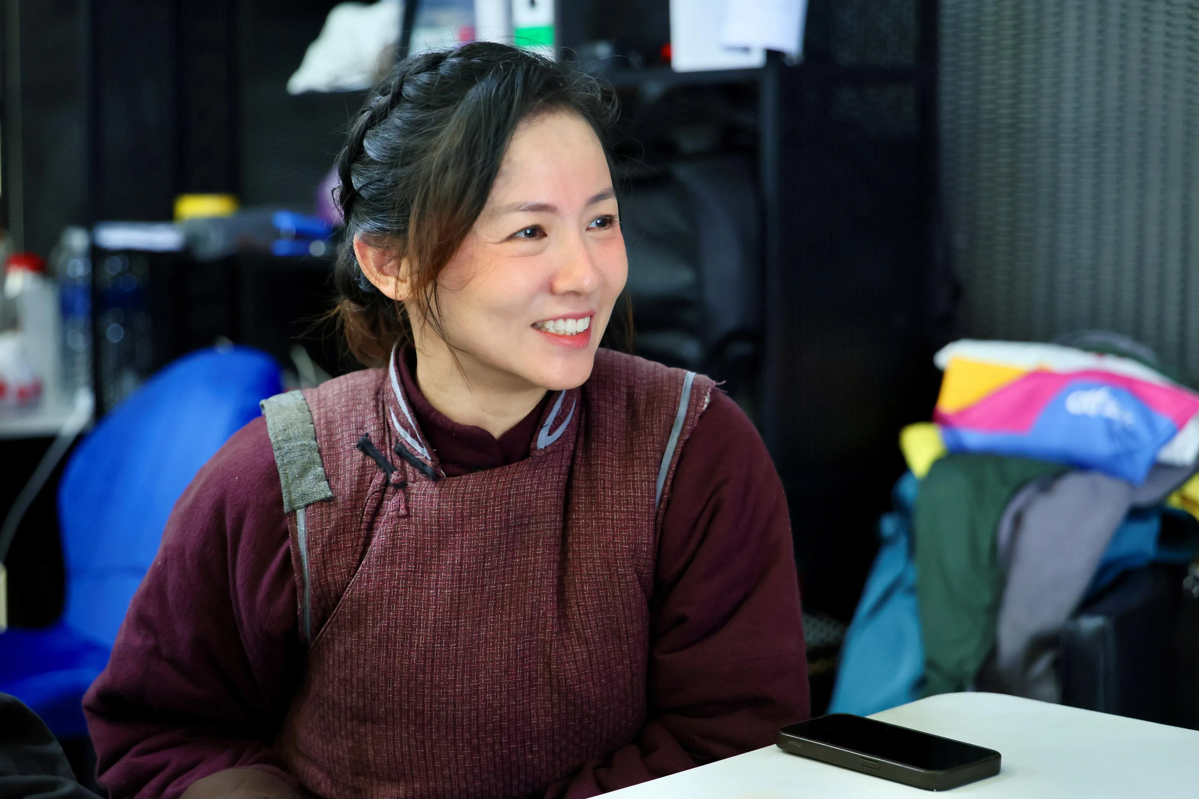 王惠珊希望把家族的传奇故事搬上银幕。（龙国雄摄）