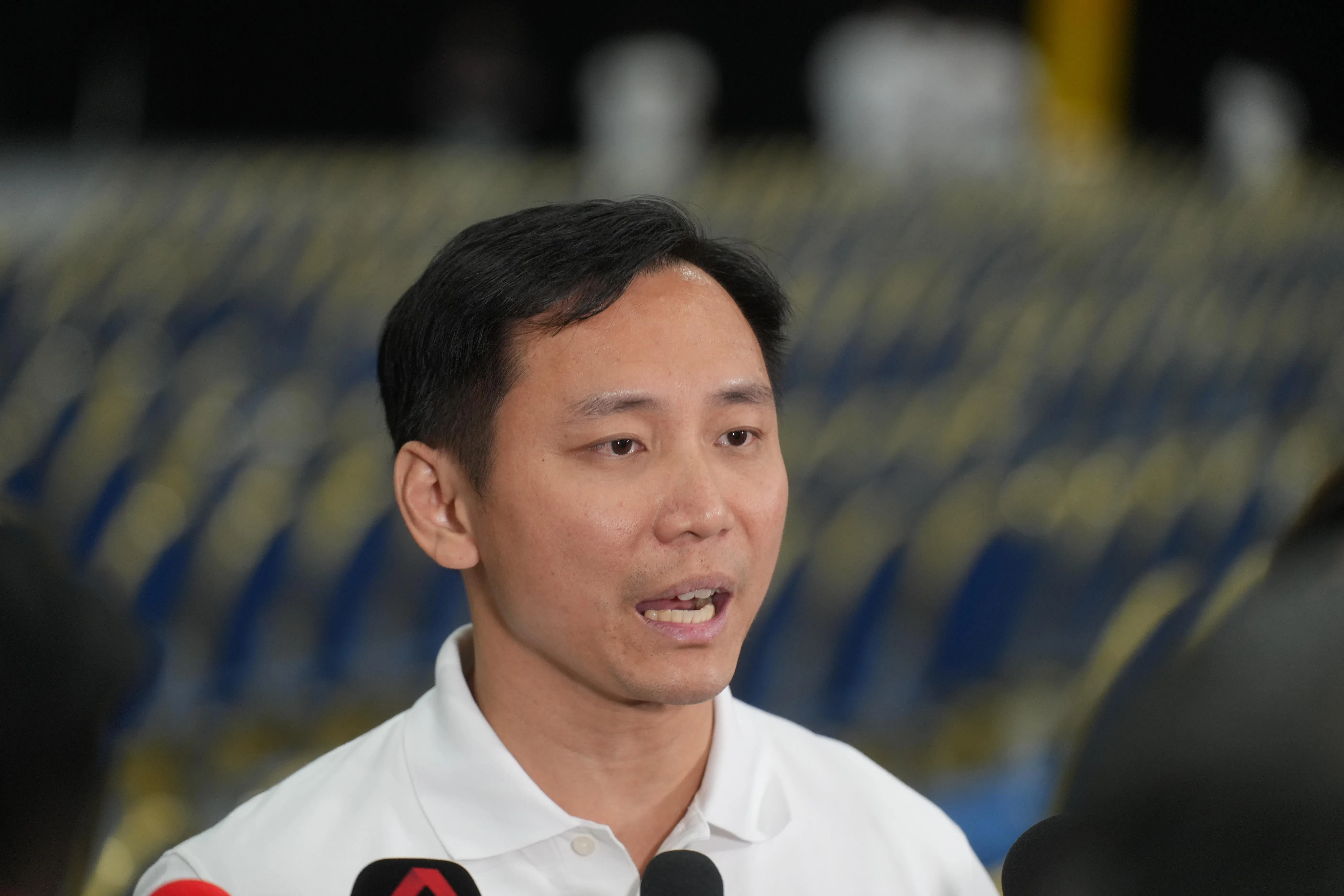 马林百列—布莱德岭集选区议员、内政部兼社会及家庭发展部政务部长吴培铭。（谢智扬摄）