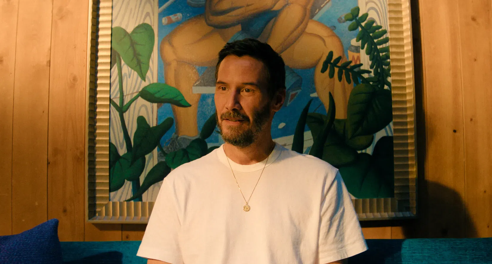 Keanu Reeves为了《腥途恶果》一改招牌长发造型，以全新俐落短发登场。（互联网）