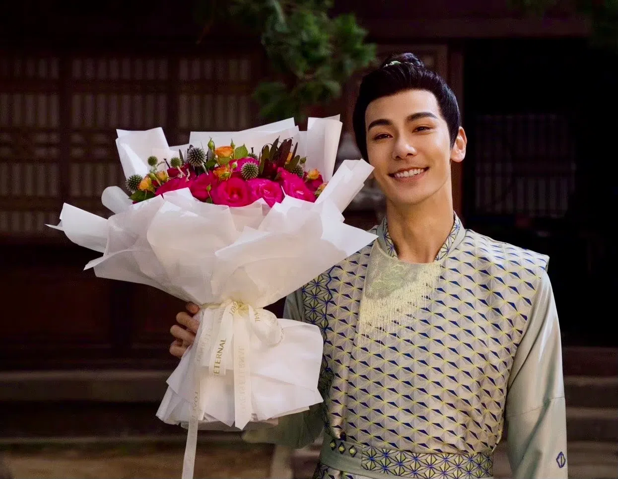 戴向宇2023年拍完《唐朝诡事录之西行》之后放了半年假，重新进修表演。（取自微博）