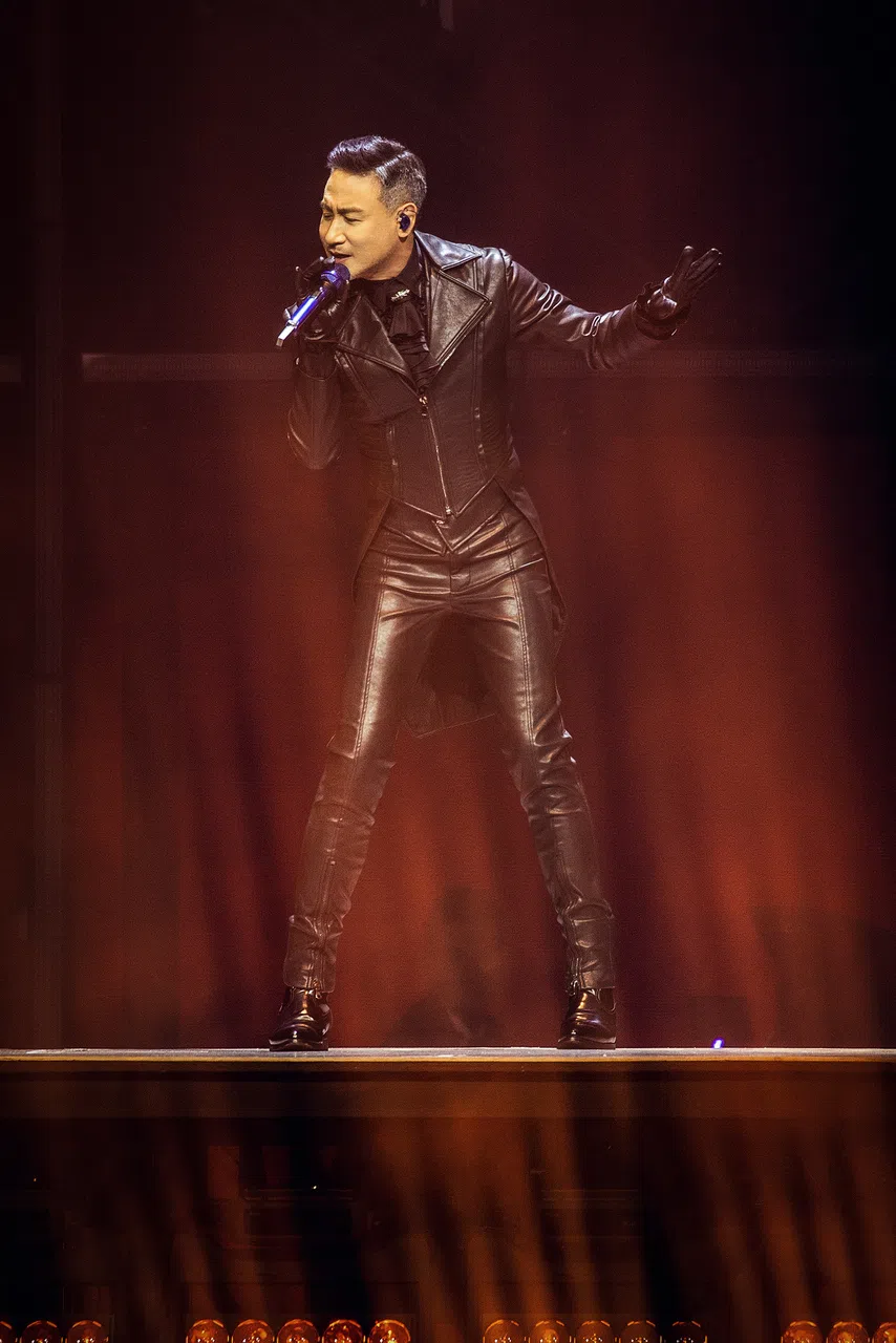 张学友在新加坡开唱11场，破纪录成为在本地开最多场次的歌手。（飞凡娱乐提供）