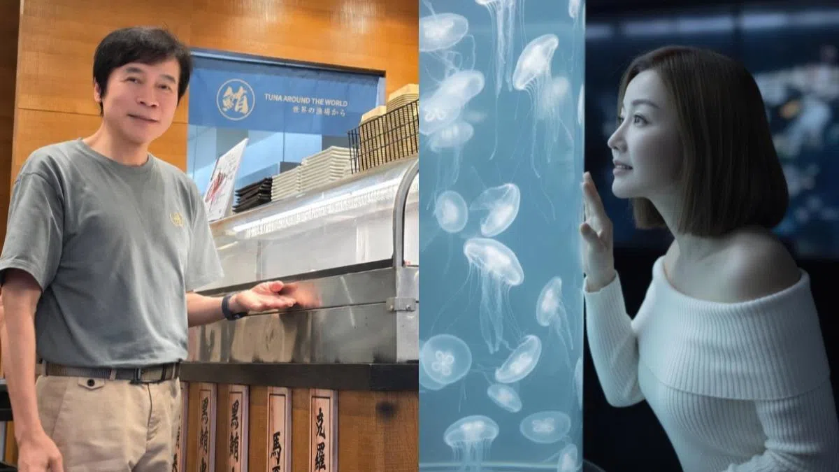 洪荣宏（左图）和张瀞云同天发文，内容却零交集。（互联网）