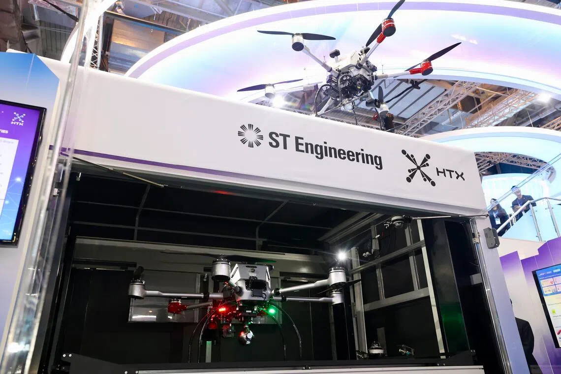 无人机储存仓是5.5米长、2.4米宽、2.7米高的长方形，重约4公吨。（邝启聪摄）