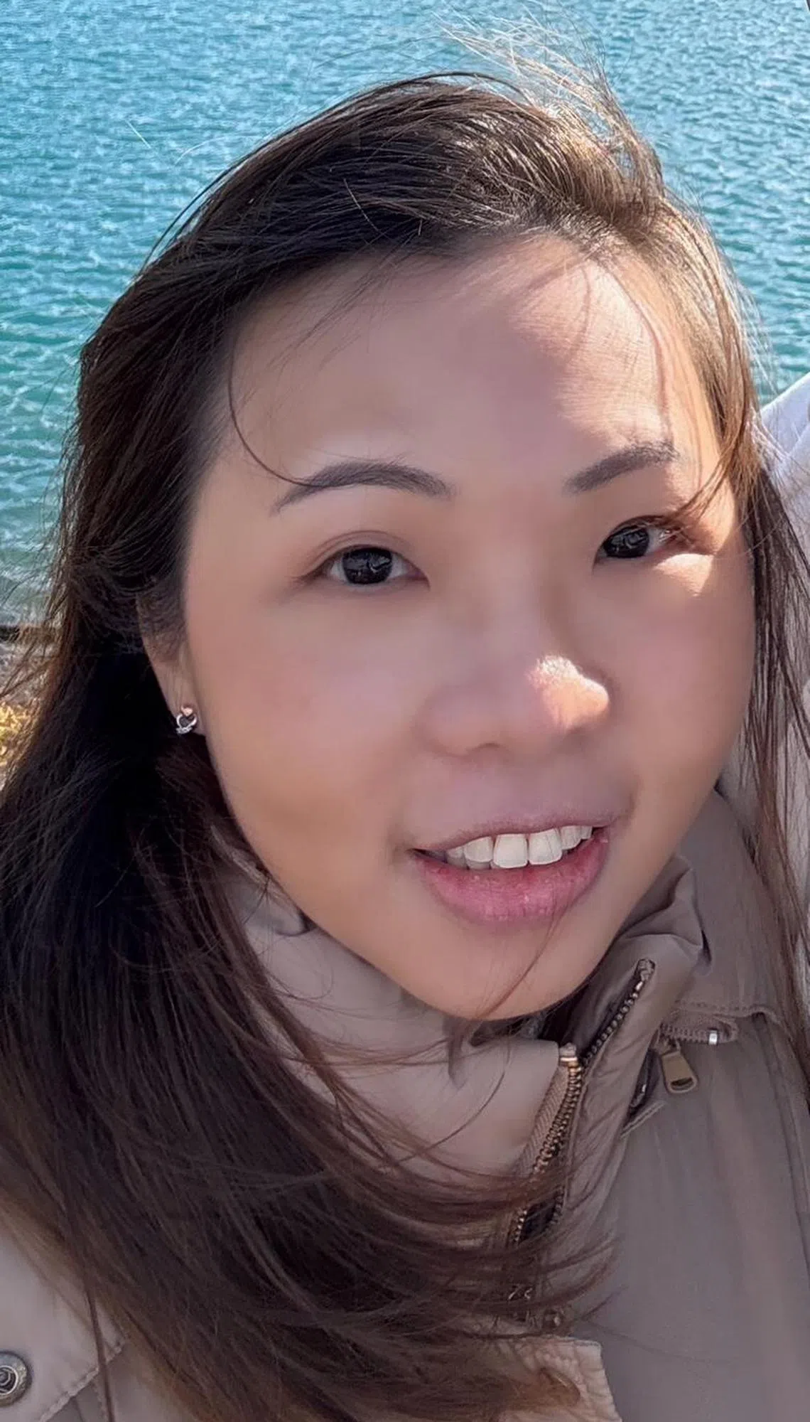 尤莉媜认为女儿相当自立，平日也有各类辅助班和补习，她无需拿假期陪孩子备考。（受访者提供）