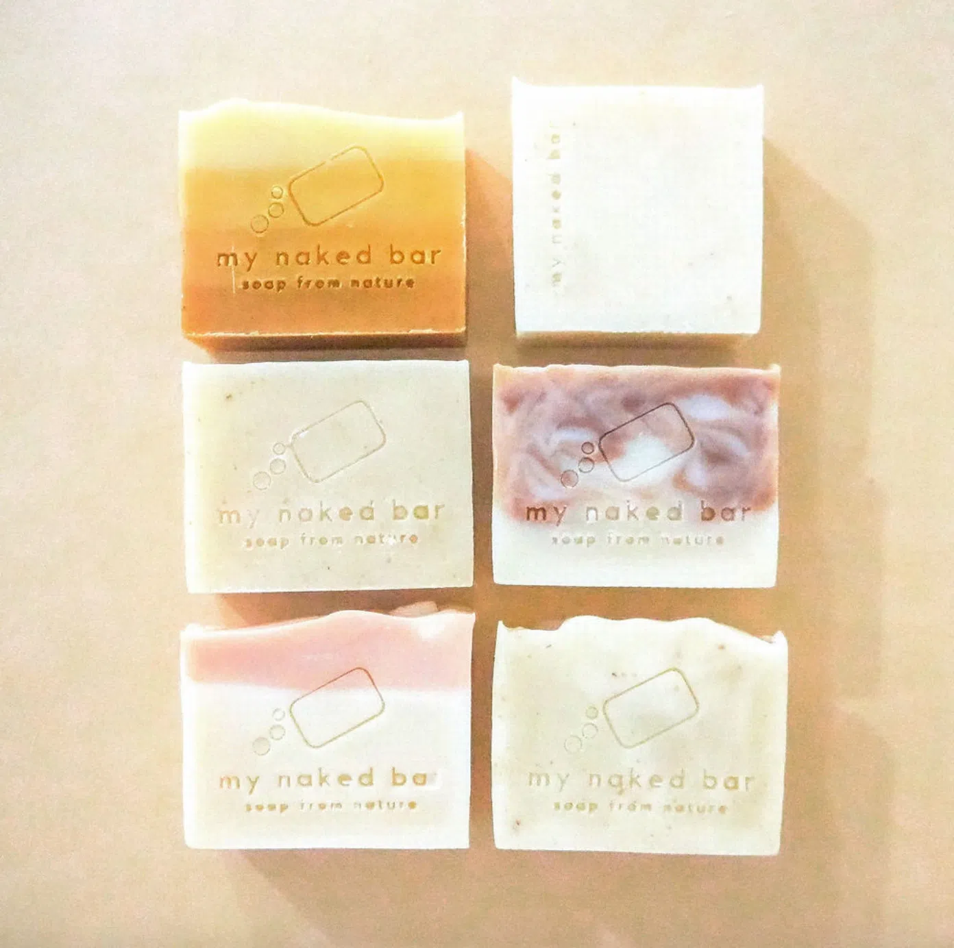 My Naked Bar有六款湿疹患者适用的手工香皂。（My Naked Bar提供）