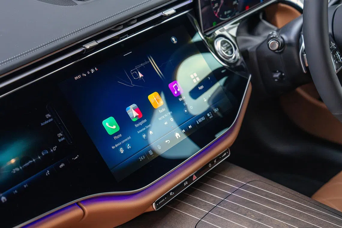 E200内的高人气超级屏幕是近期车坛的焦点话题之一。（马赛地提供）