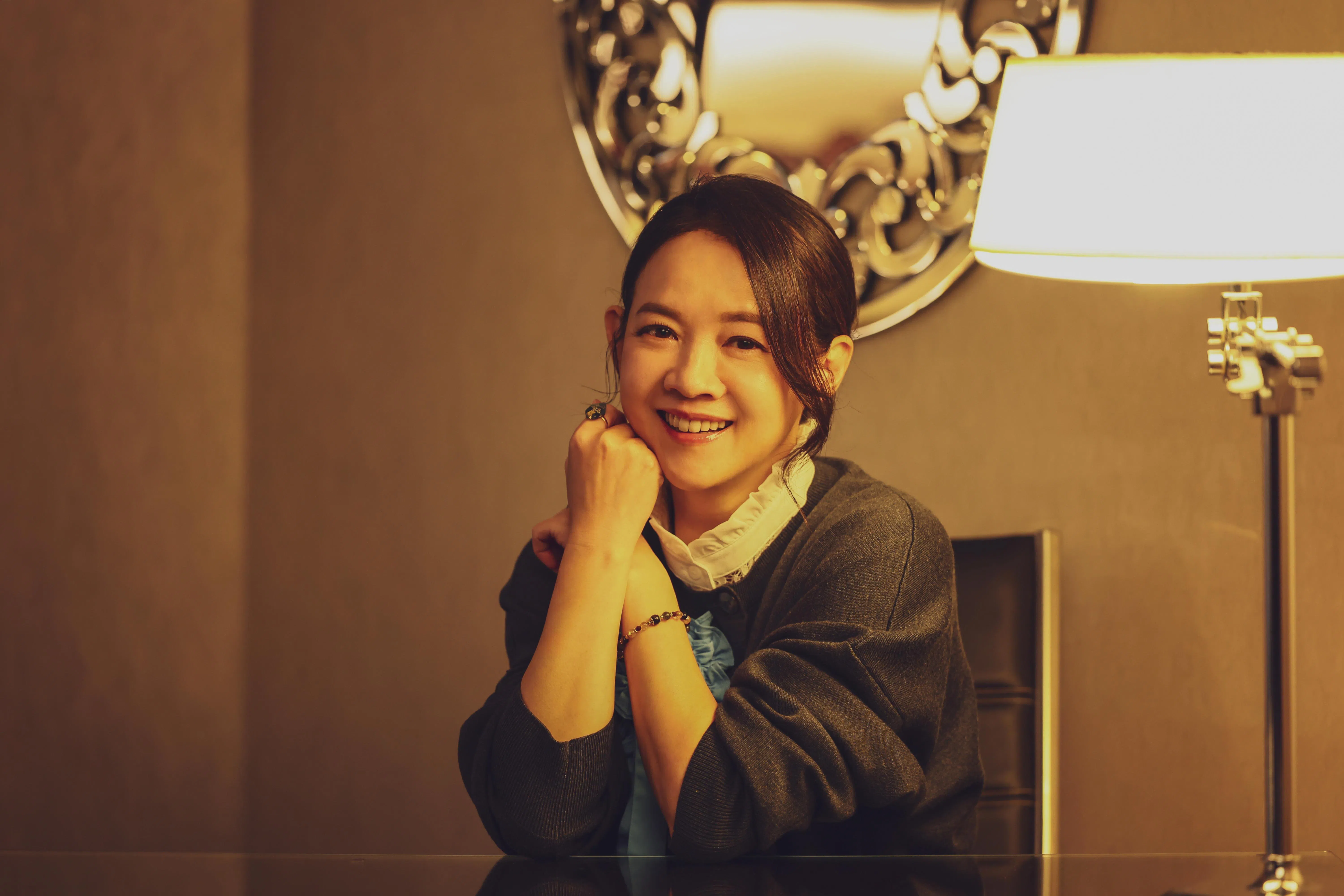 曾宝仪形容自己的人生“好玩、精彩且独一无二”。（龙国雄摄）