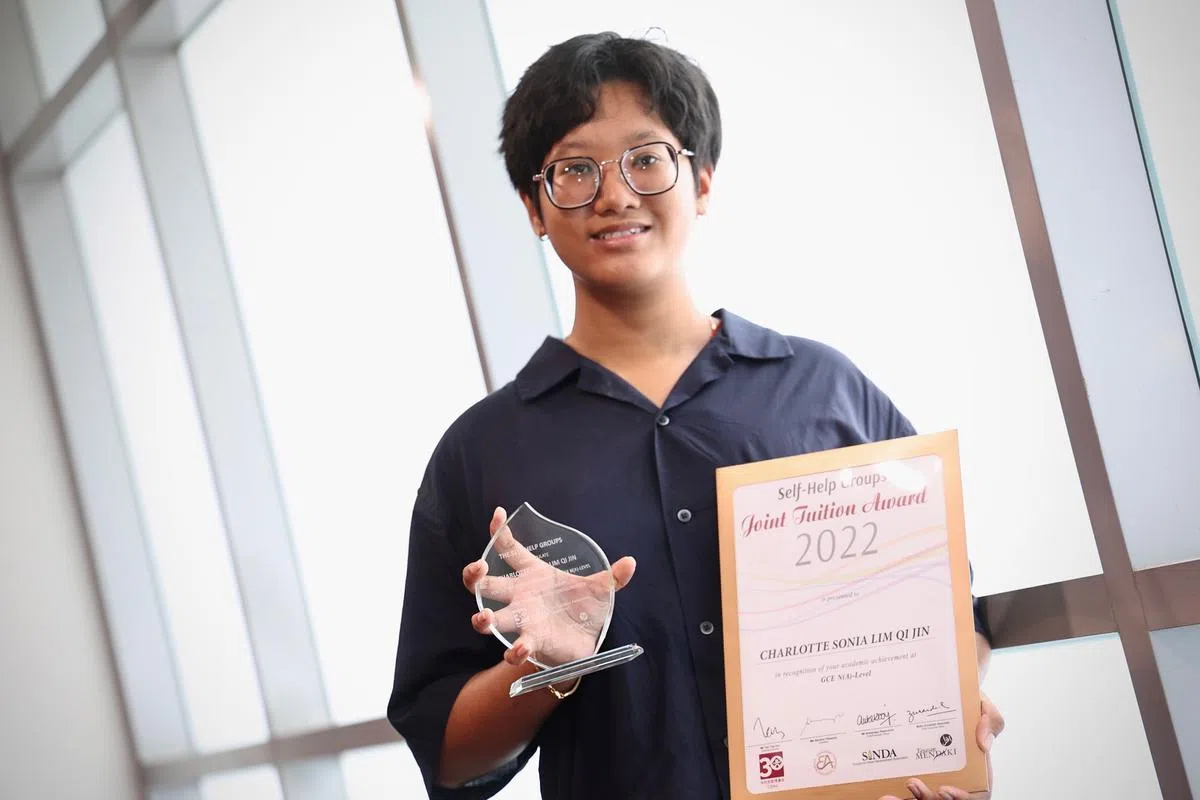 父亲病发后家庭陷入经济困难，林祺瑾克服挑战在N水准会考中取得优异成绩。（陈来福摄）