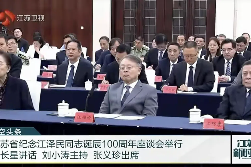 江泽民亲属出席江苏纪念江泽民诞辰百年座谈会 江绵恒发言