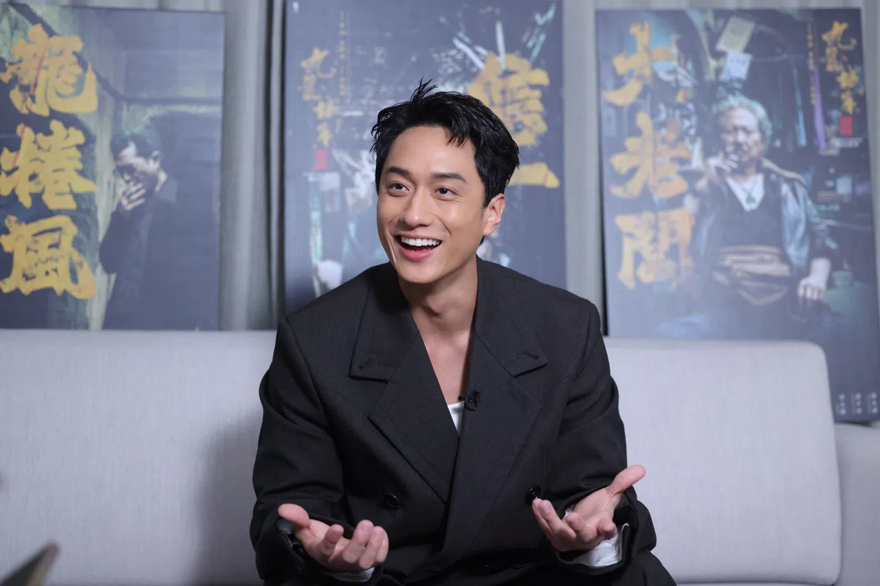 遭“城寨兄弟”张文杰和胡子彤爆不能说的秘密尴尬事，刘俊谦（图）笑说自己被“出卖”，但无论记者如何追问，他都不肯透露秘密。（邵氏机构提供）