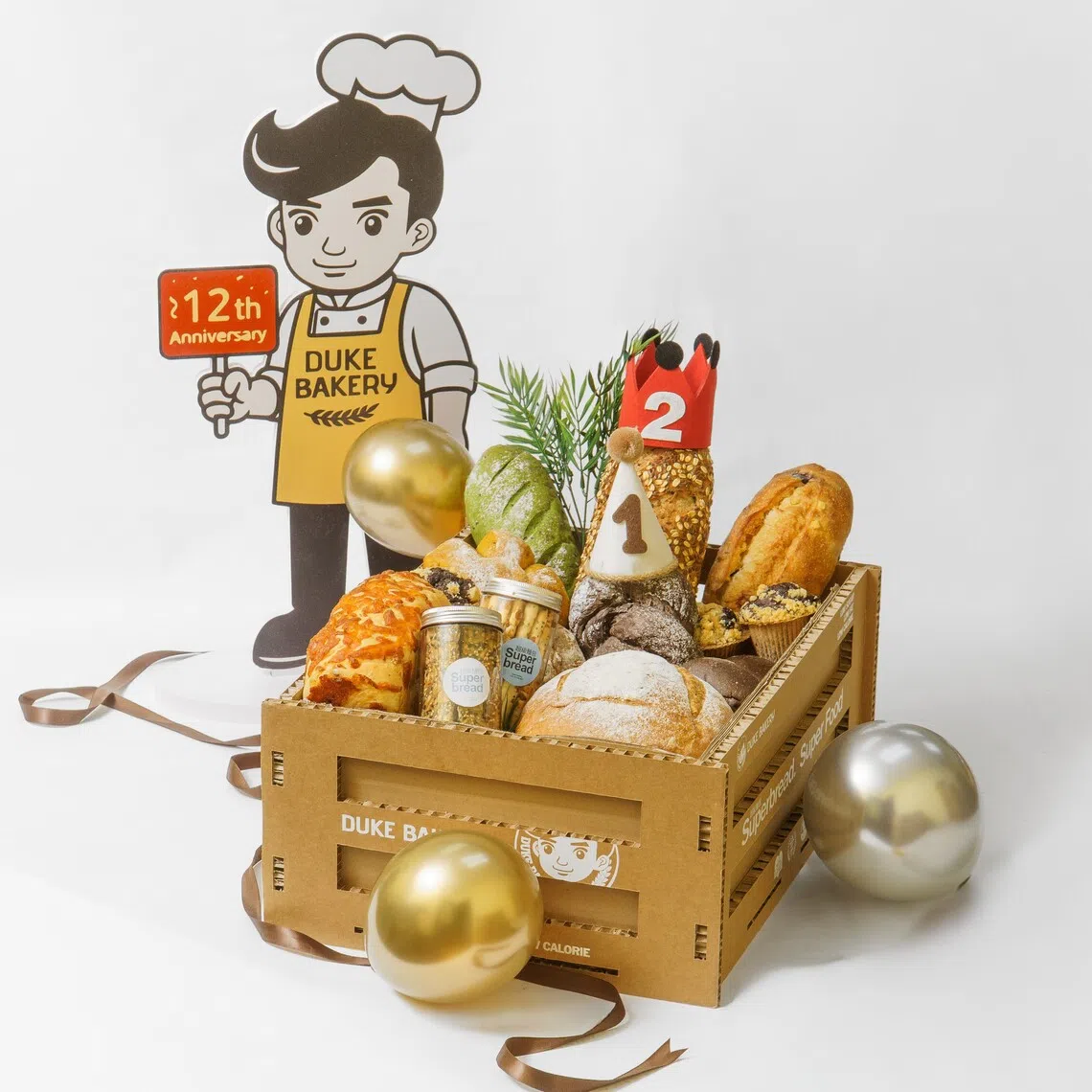 面包公爵的12周年“超级面包系列”，加入多种富含营养的超级食物。（品牌提供）