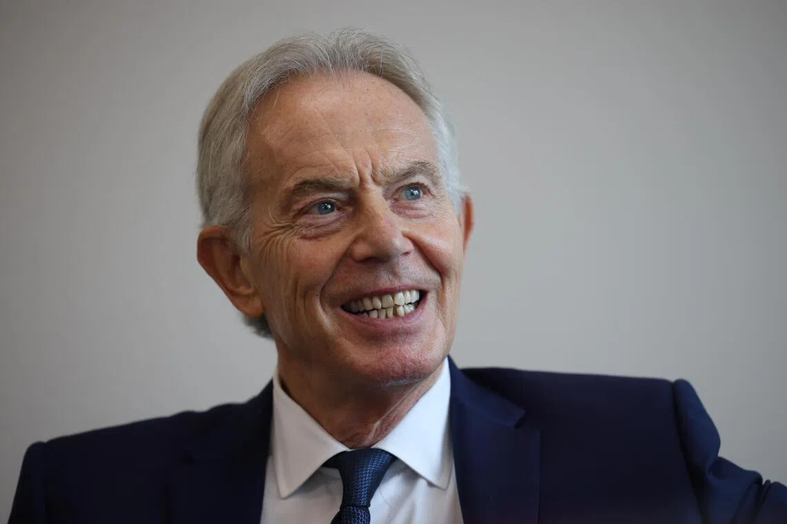 英国前首相布莱尔是美国加沙和平委员会的成员之一。（档案照片）