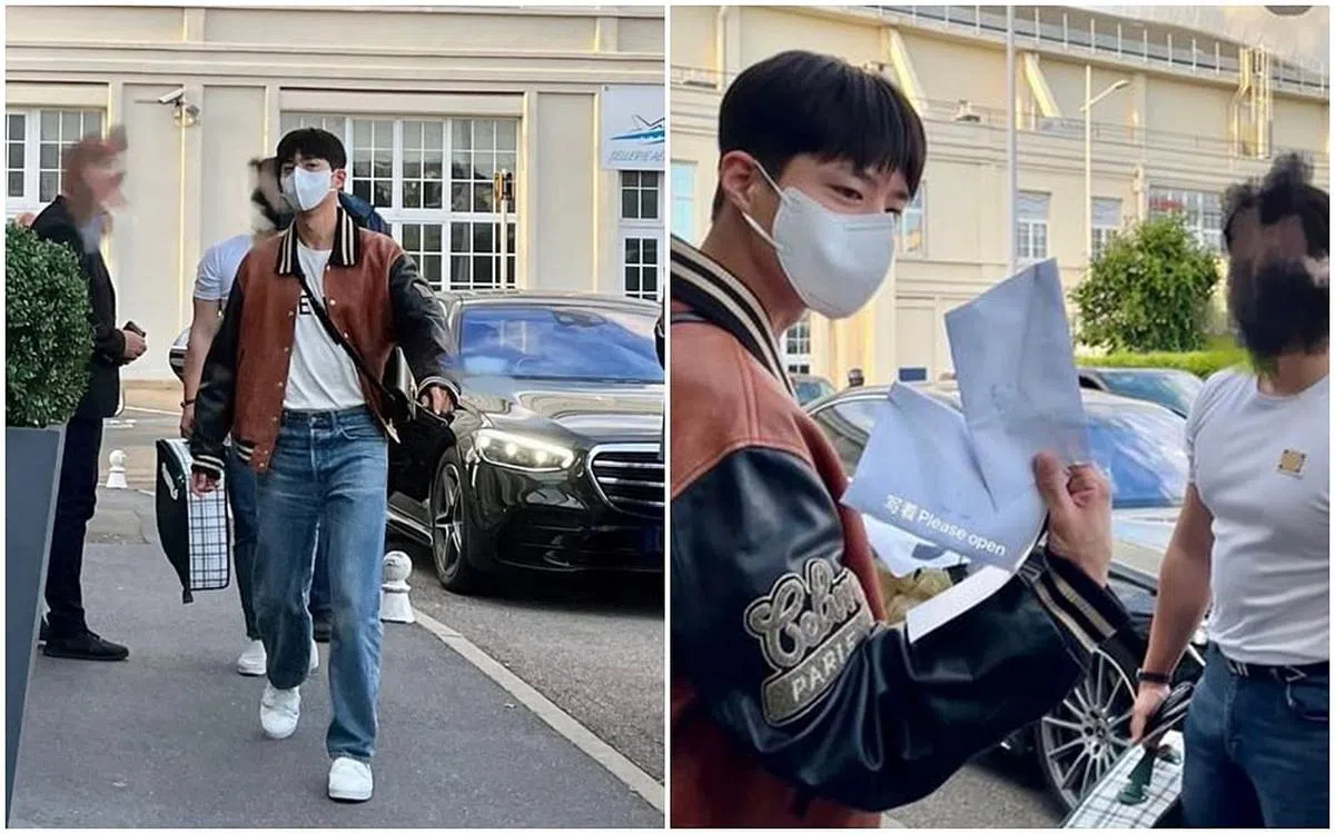 网友在小红书上分享自己请朴宝剑转交信件给偶像Lisa的经历。（图/互联网）