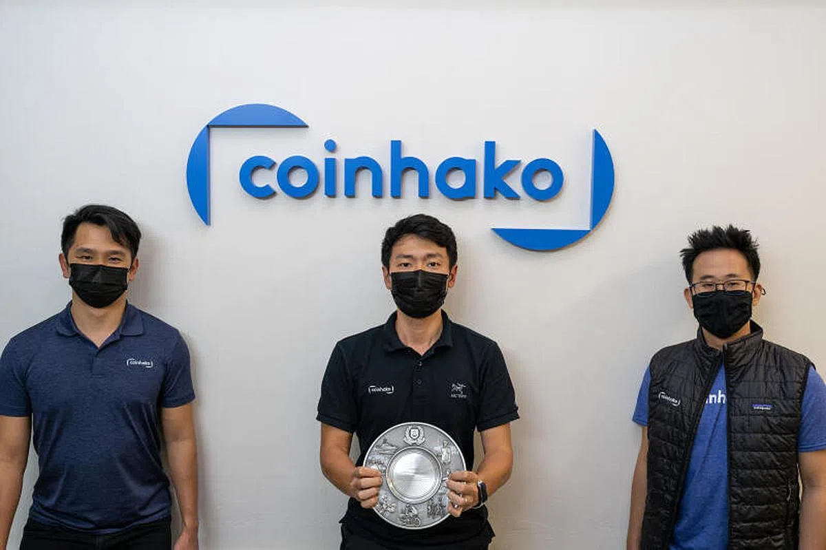 虚拟货币交易平台Coinhako获颁社区合作奖。（警方提供）