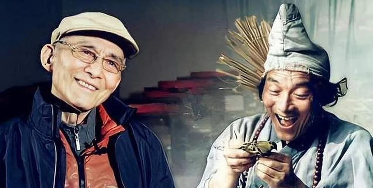 游本昌凭电视剧《济公》一炮而红（右，剧照），今年已经88岁（左，互联网）。