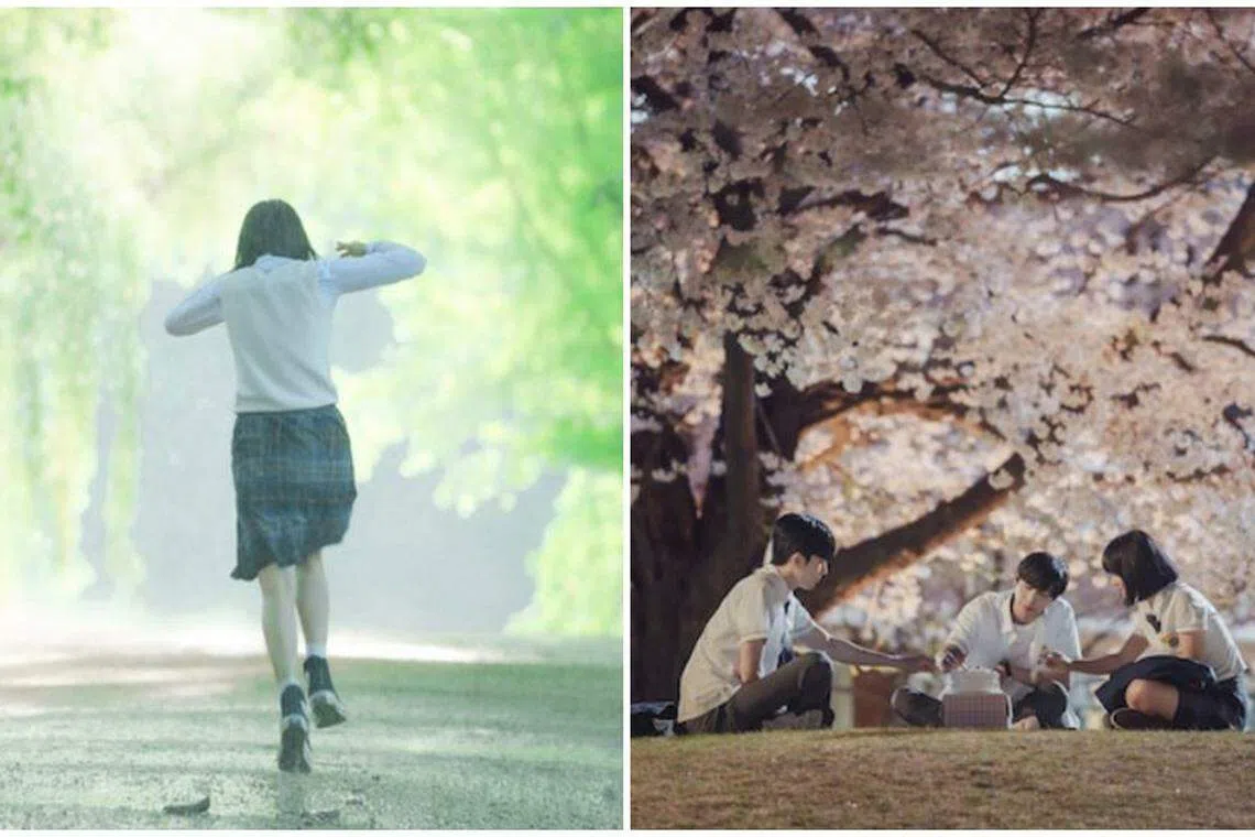 《走进你的时间里》有许多唯美画面。（Netflix提供）
