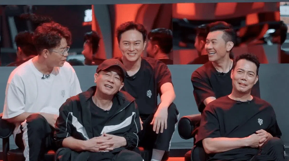 “大湾区哥哥”在《披荆斩棘的哥哥》节目中，常待在一起。（视频截图）