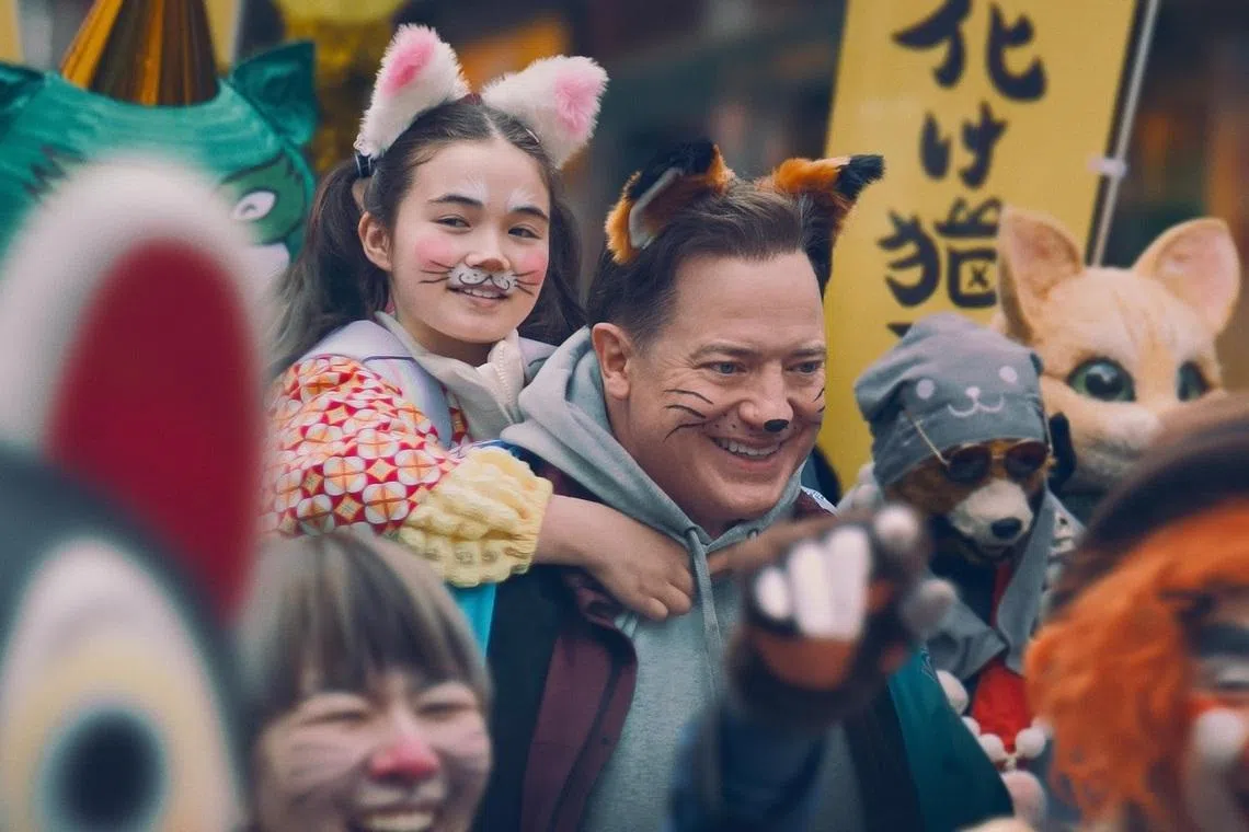 布兰登费雪充当父亲却入戏太深，投入真感情。（互联网）