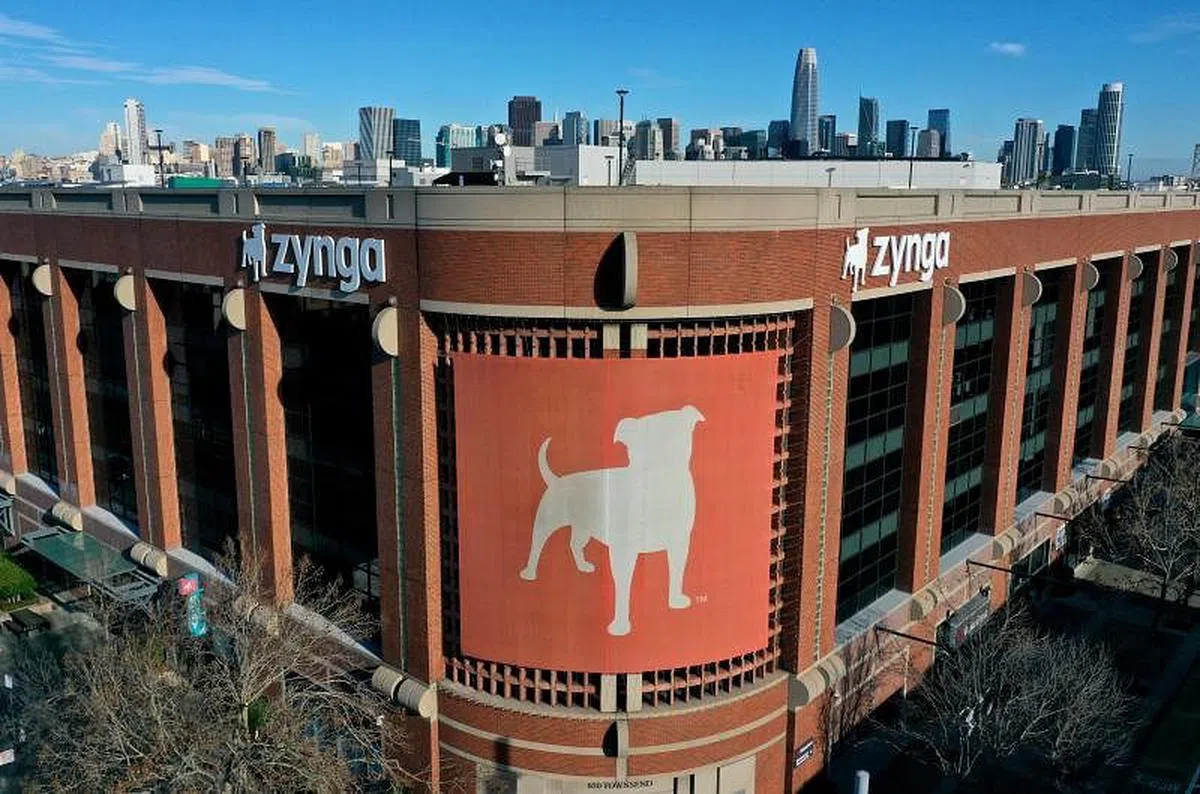 Take-Two Interactive宣布将以127亿美元收购手机游戏开发商Zynga。（法新社）