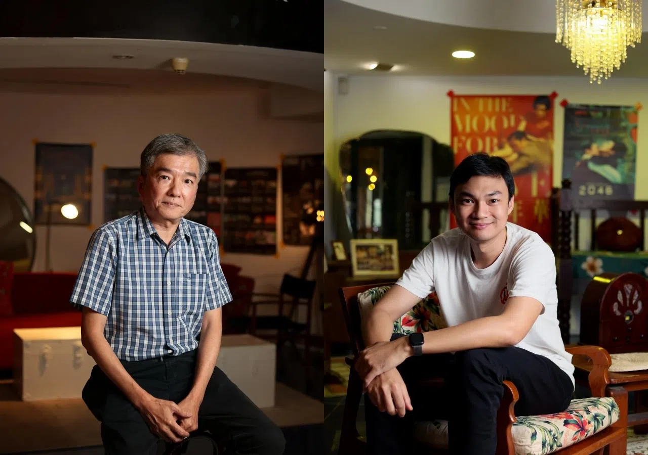 本地独立片商谢光龙（左图）和郭明昇乐见Filmhouse的诞生。（档案照）