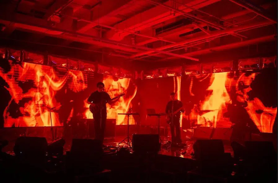 台湾音乐节“声波萨满”2024年“展览”现场。（立方计划空间提供）