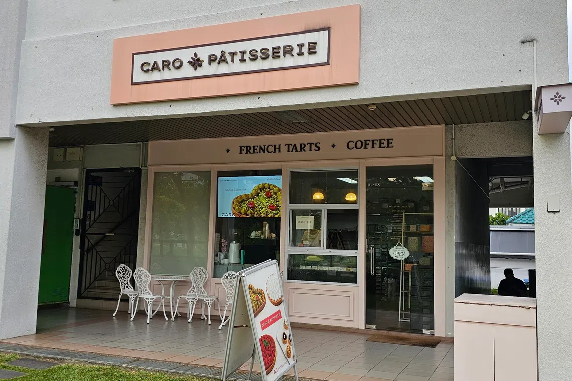Caro Patisserie主打法式挞类糕点。（黄亿敏摄）