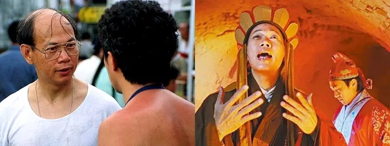 罗家英说，《国产凌凌漆》的“达闻西”（左图左）和《大话西游》系列的“唐三藏”（右图左），是他从影以来最经典的两个角色。（互联网）