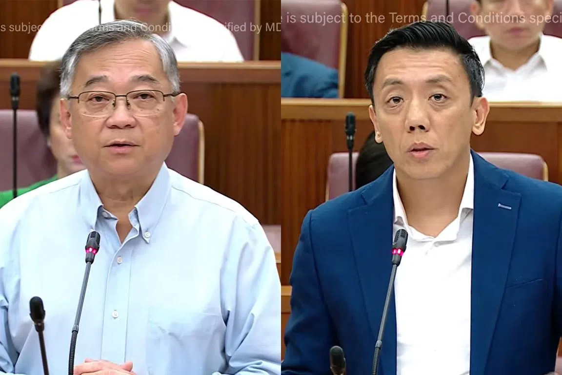 针对能源危机发表部长声明的还有副总理兼贸工部长颜金勇（左）和交通部代部长兼财政部高级政务部长萧振祥（右）。（红蚂蚁制图）