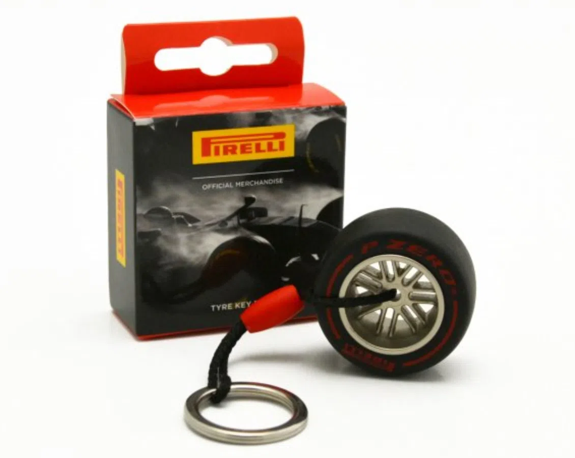 倍耐力跑车轮胎钥匙圈。（取自Fueler网站）