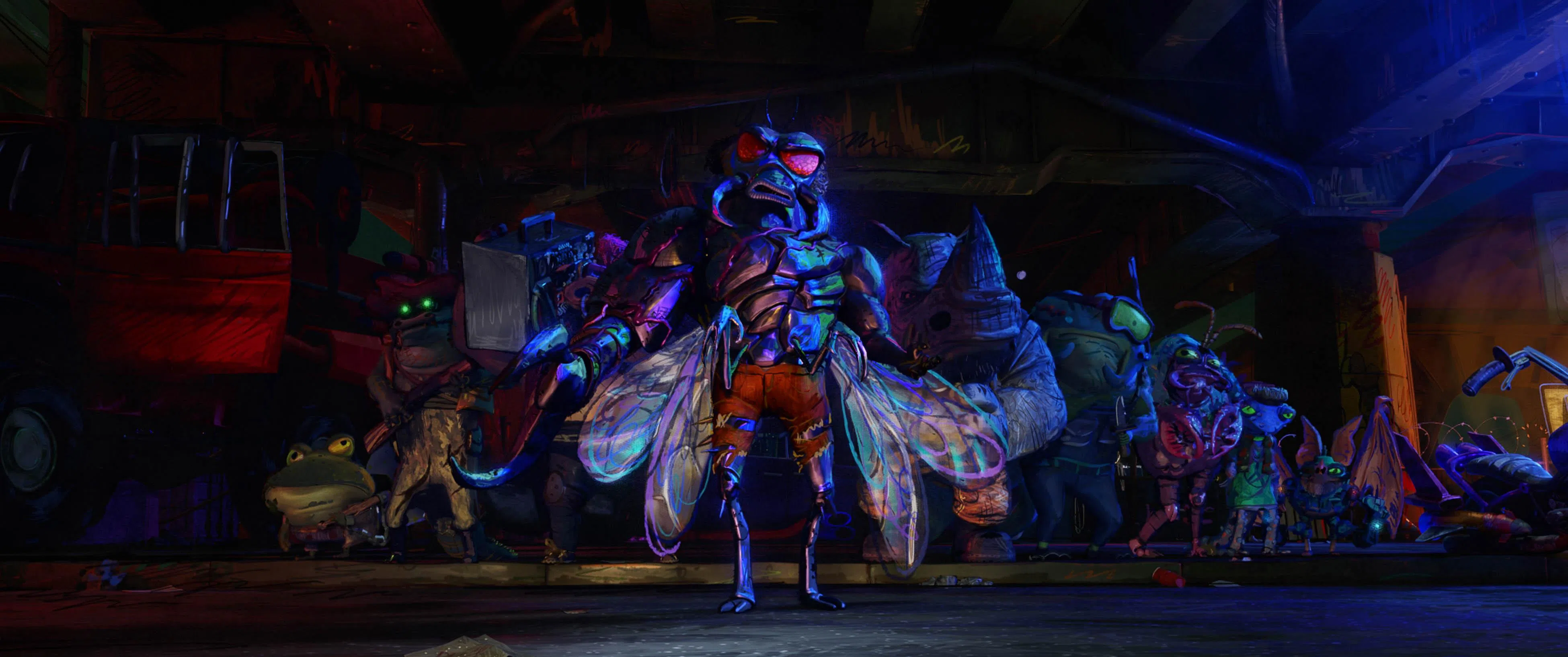 《忍者龟：变种大乱斗》的反派是“超级苍蝇”。（联邦影业提供）