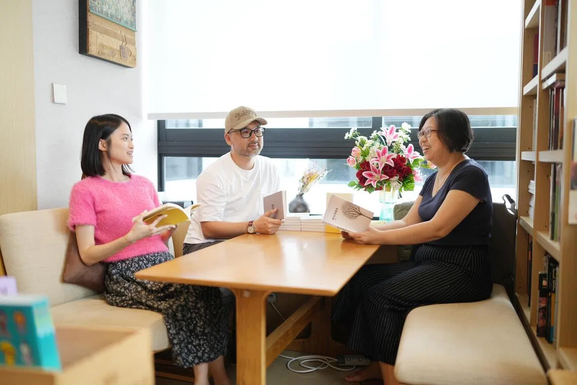 城市书房“第一本书”计划，凝聚优秀写作者，激发本地华文创作新动力。（谢智扬摄）