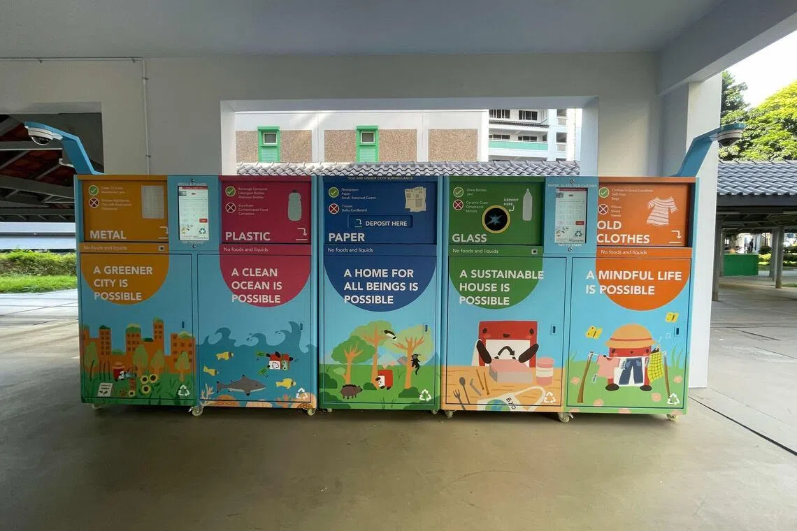 为进一步推动回收，800 Super将在服务地区至少40个地点，设置智能回收箱，供居民投放金属、纺织品、塑料、纸张及玻璃等可回收物。（800 Super提供）