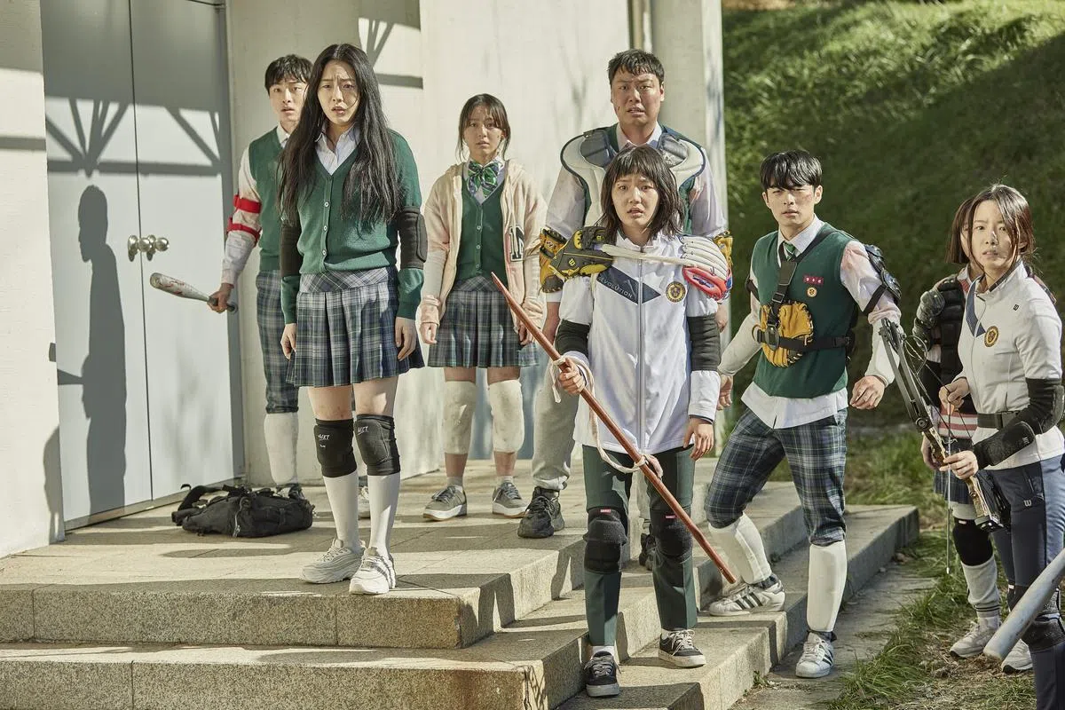 参与《僵尸校园》的演员多为观众不熟悉的新鲜面孔。（图/Netflix）