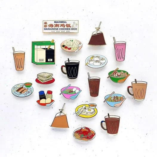 The Little Dröm Store推出的小红点胸针赞颂非常日常的新加坡。（取自The Little Dröm Store网站）