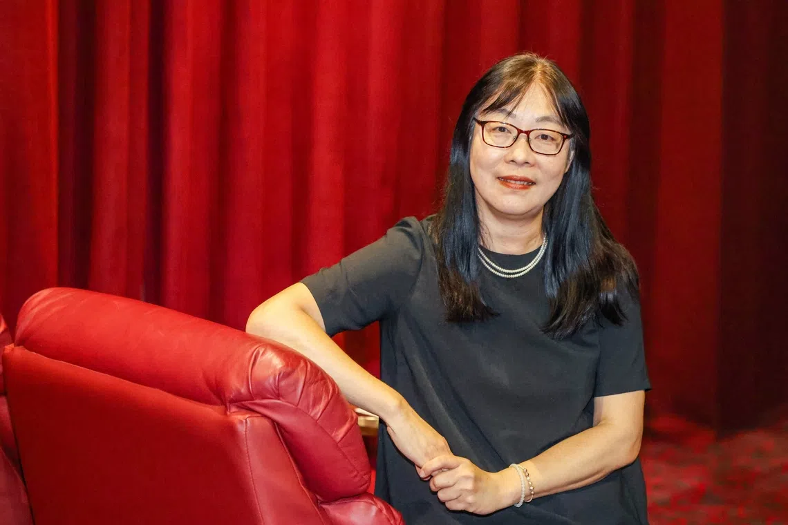 TFAI执行长杜丽琴畅聊电影修复的难度与必要。（陈斌勤摄）