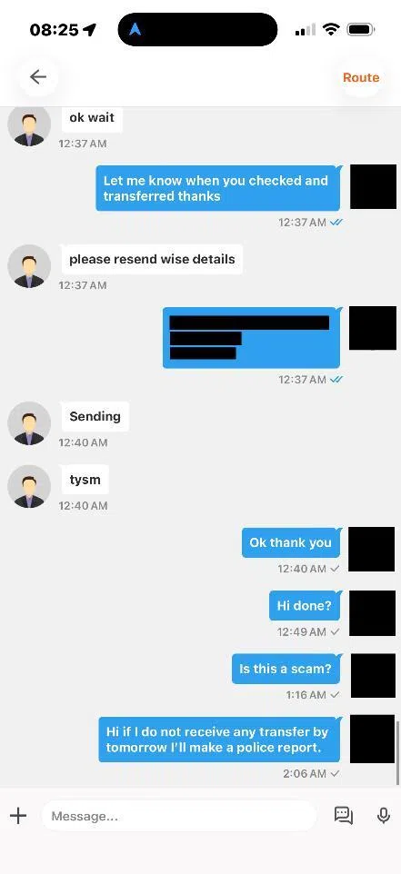 骗子之后会失联或取消送货订单，导致送货员须自行承担购买礼品卡的全部费用。（新加坡警察部队提供）