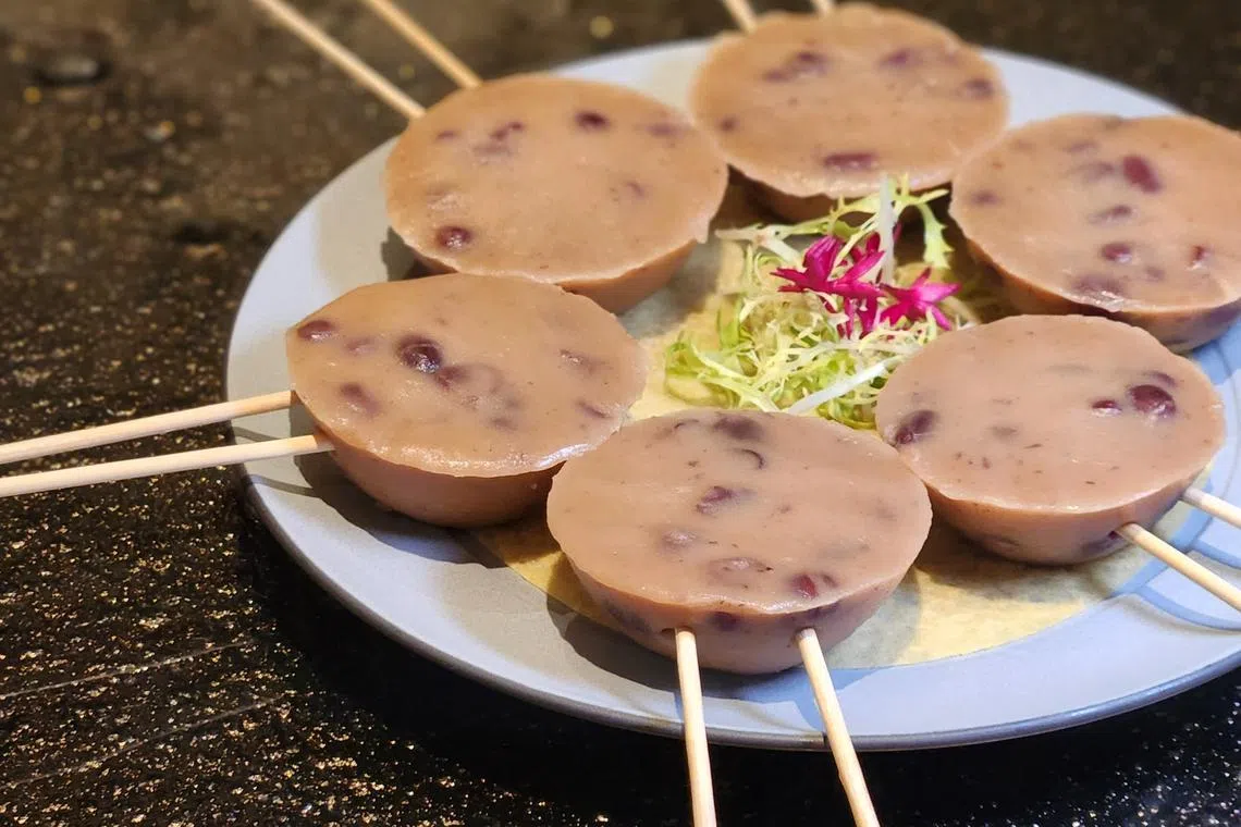 怀旧砵仔糕传递简单的快乐和幸福感。（陈爱薇摄）