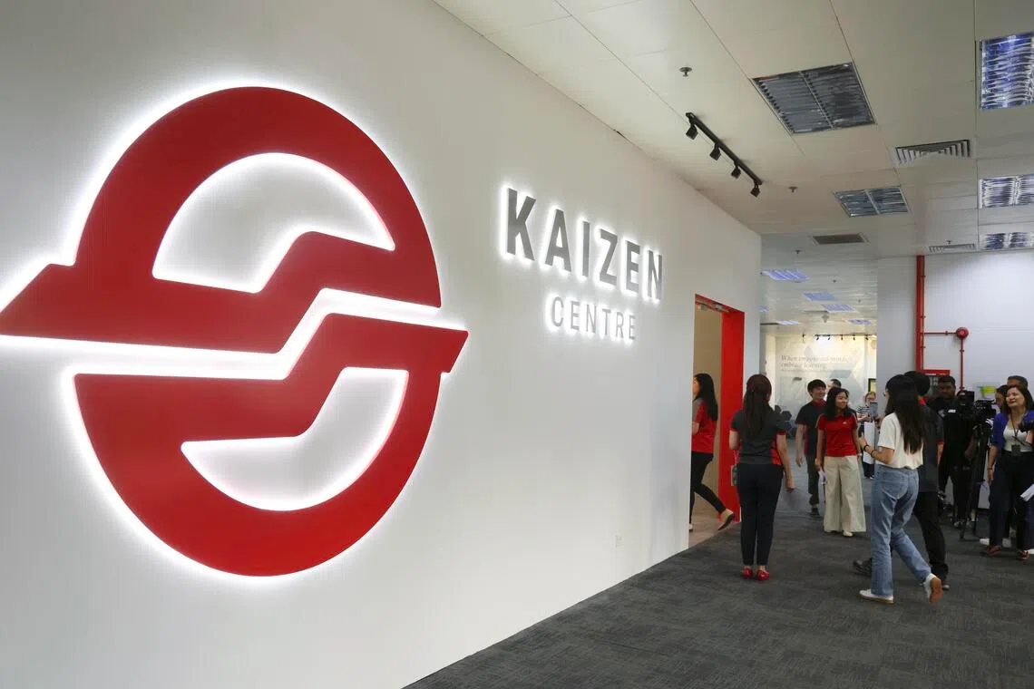 改善中心（Kaizen Centre）星期五（11月21日）在碧山车厂正式开幕。（郑一鸣摄）