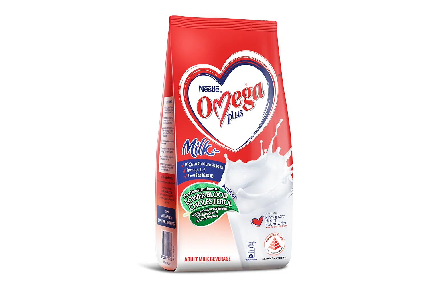 每天饮用NESTLE OMEGA PLUS ActiCol牛奶，可调节胆固醇并提供钙质帮助骨骼健康成长。（图/NESTLE OMEGA PLUS提供）