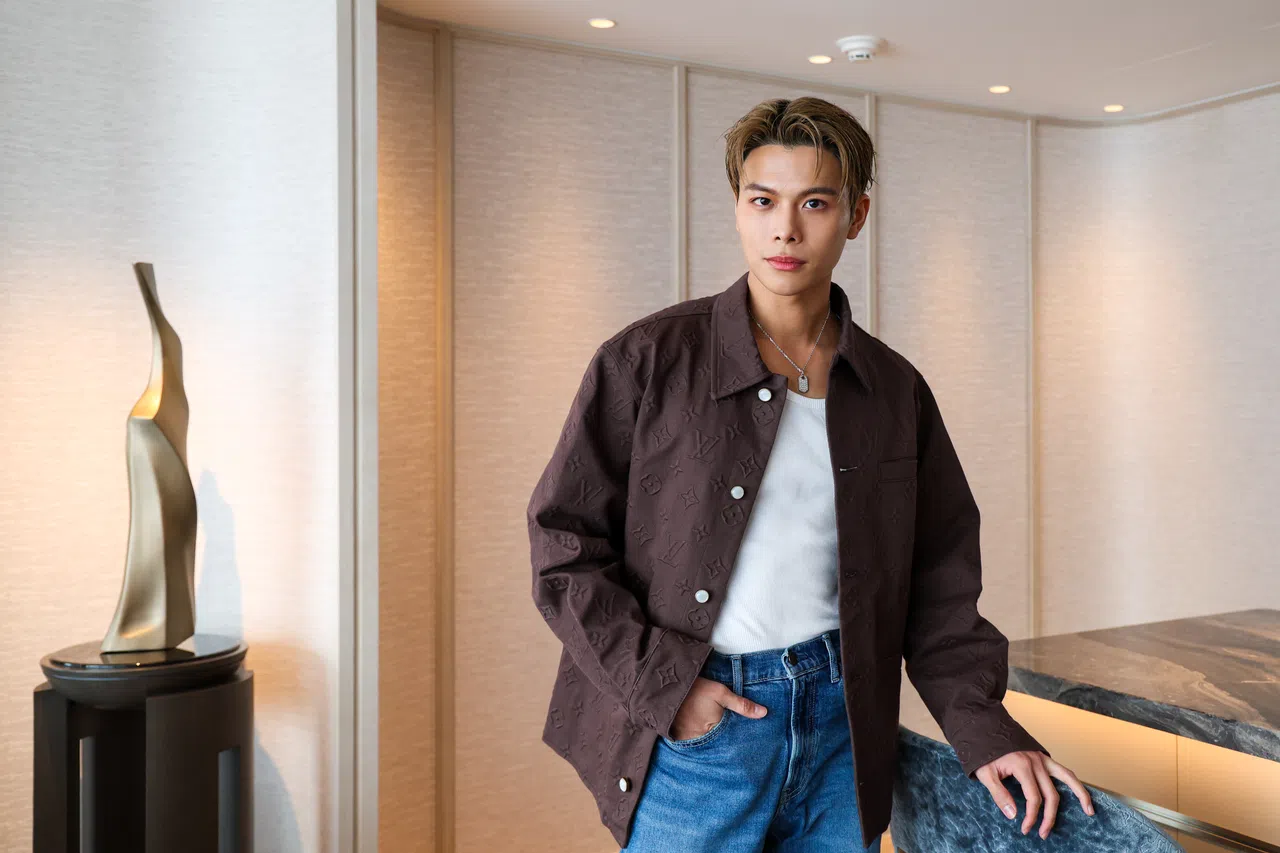 容启航觉得第三年参加慈善演出，心态更加成熟。（林明顺摄）