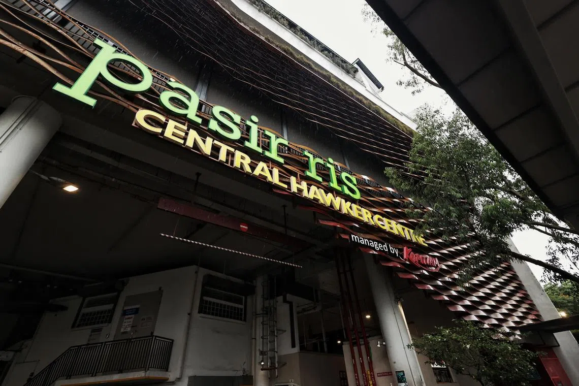 巴西立中路熟食中心推出楼上楼下“双重概念”。（特约陈佩敏摄）