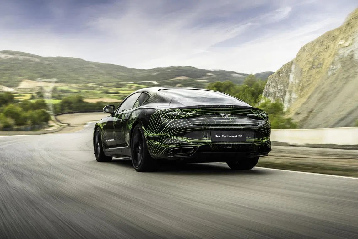 第四代宾利Continental GT的二氧化碳排放量低于每公里50克。（宾利提供）