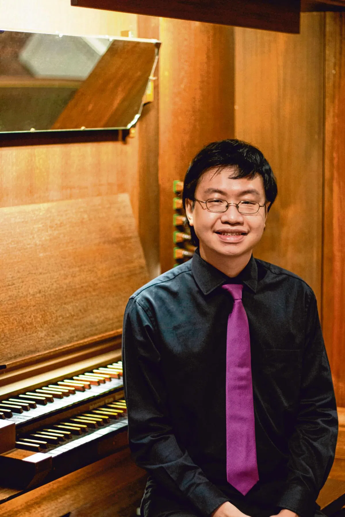 管风琴的制式千变万化，从不重样，还能模仿各类乐器的音色，让潘宇深为着迷。（受访者提供）