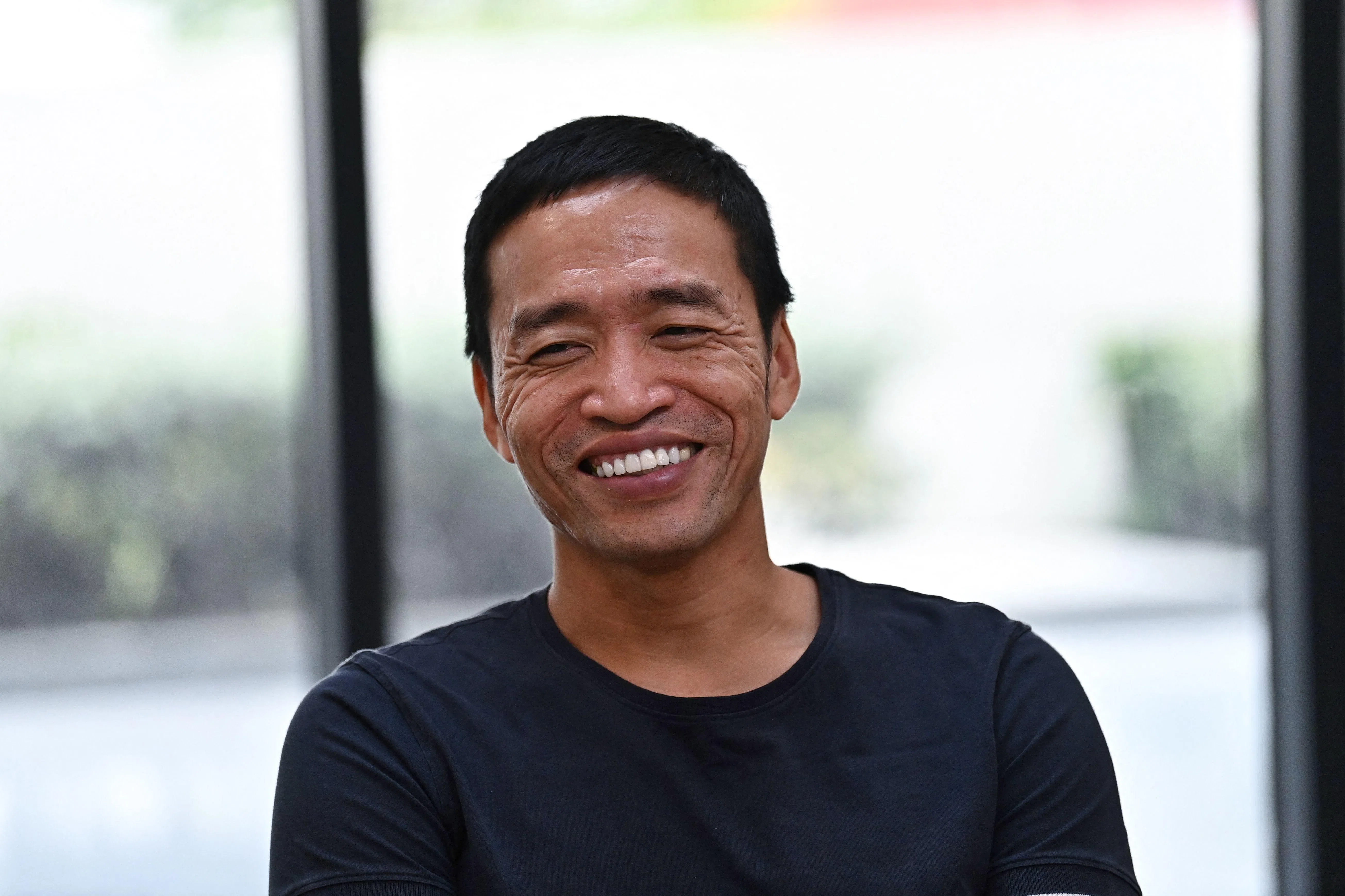 VNG联合创始人兼首席执行官黎洪明要与全球互联网科技企业一较高下。（法新社）