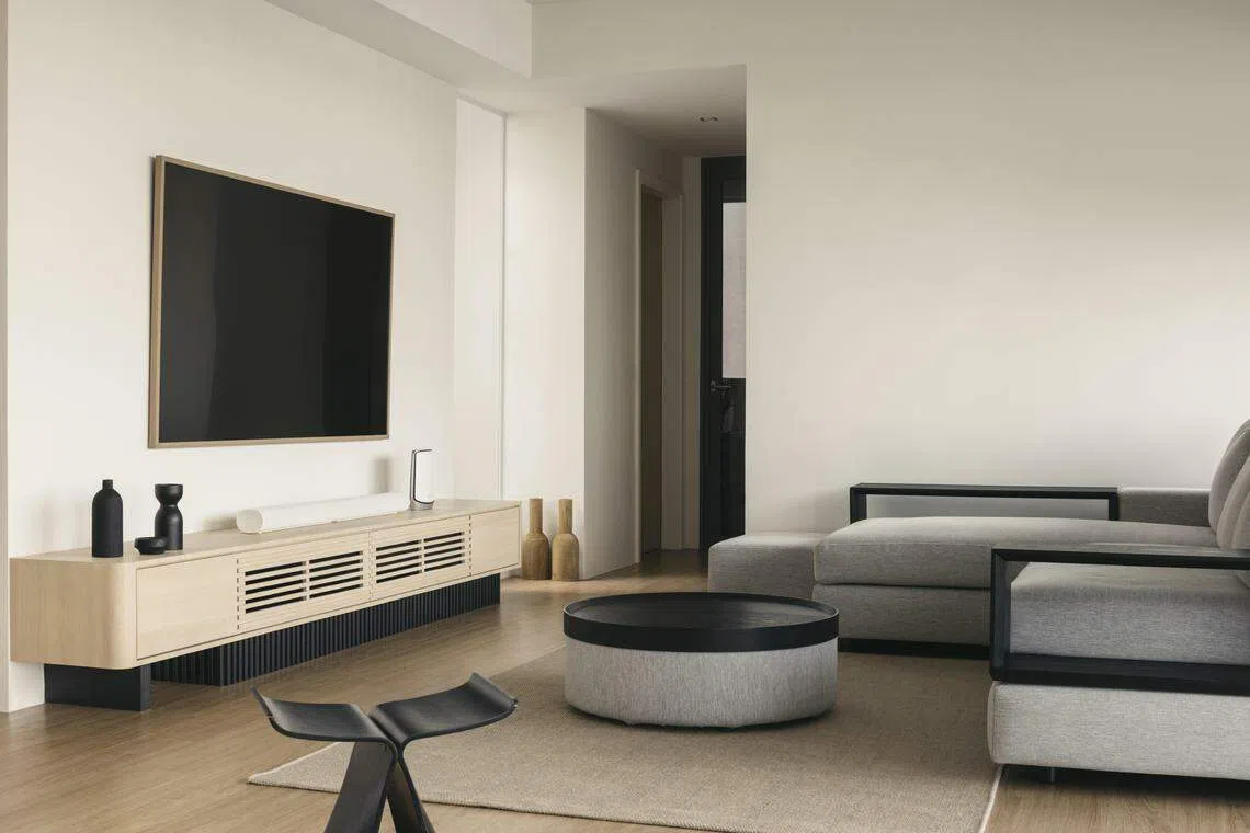 公共空间几个主要区域全部打开并联通，视觉自然开阔。（Happe Design Atelier提供照片）