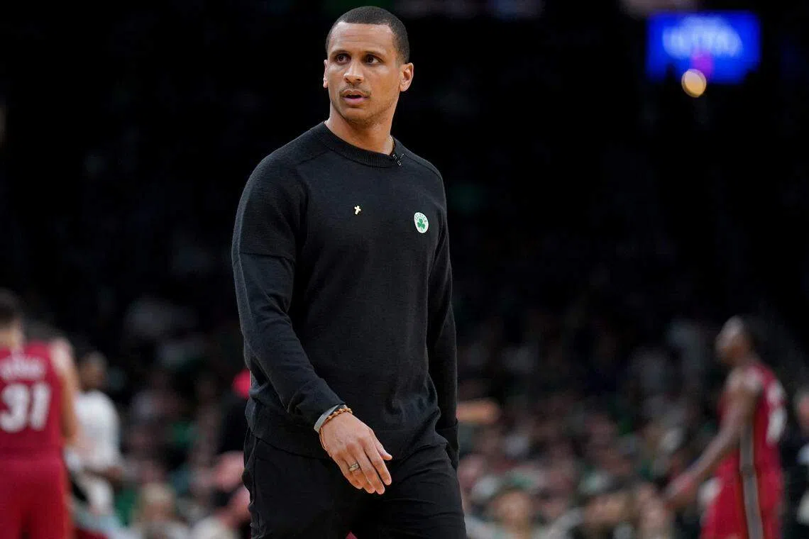 吃下0比3败仗后，凯尔特人主帅马祖拉的帅位已摇摇欲坠。（路透社）